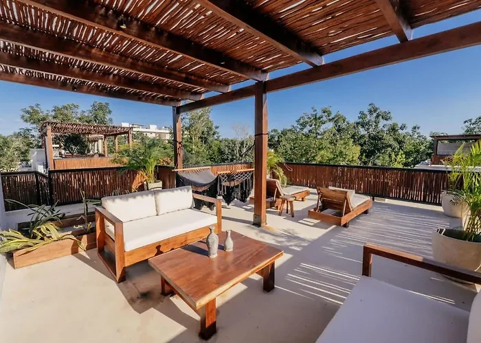Сasa de vacaciones Selva - 4br Jungle Retreat With Pool & Rooftop